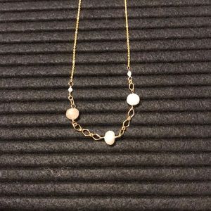 Short moonstone necklace